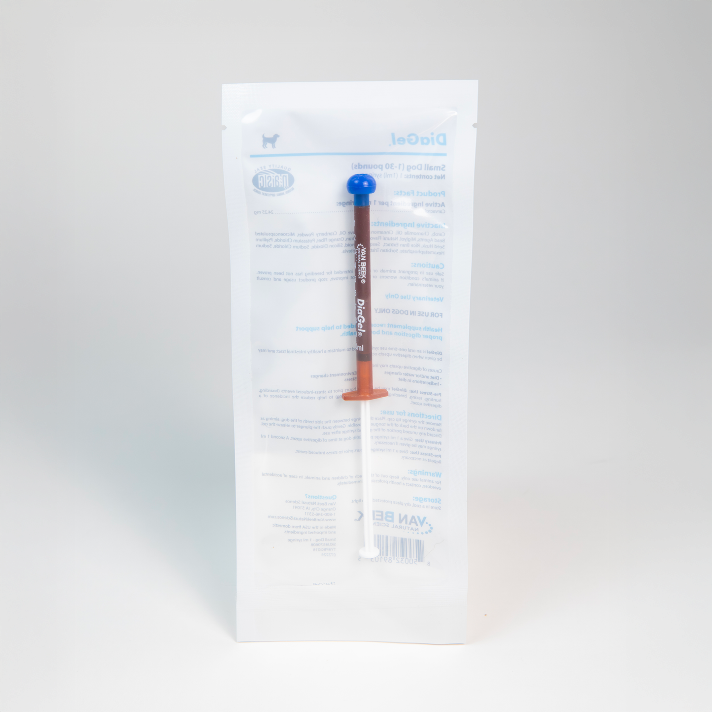 DiaGel for Small Dogs 1-30 lbs. - Orally Administered Gel for Occasional Loose Stools and Digestive Upset