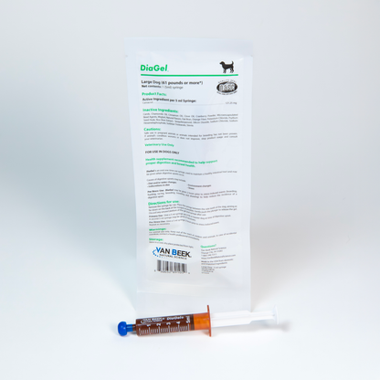 DiaGel for Large Dogs 61+ lbs. - Orally Administered Gel for Occasional Loose Stools and Digestive Upset