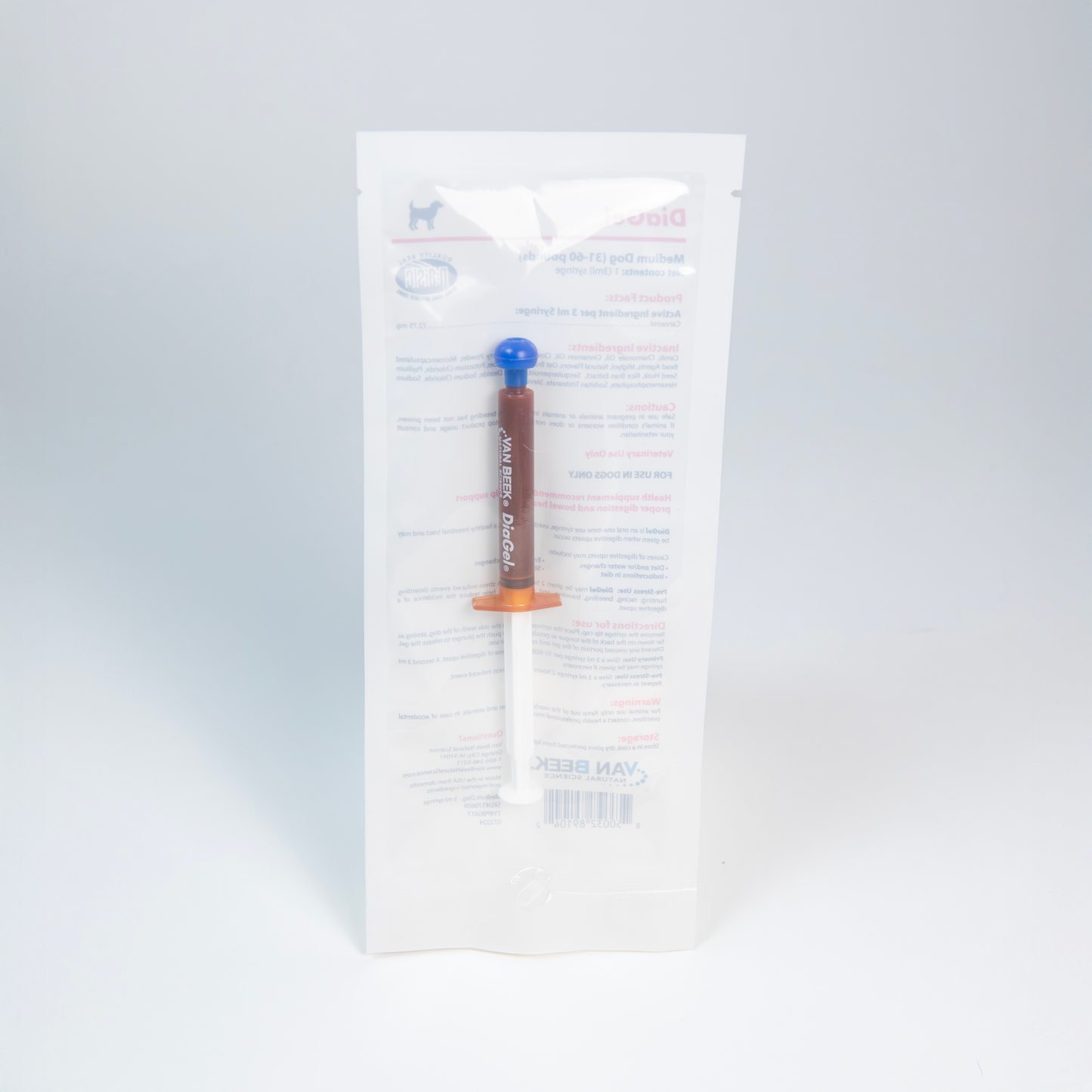 DiaGel for Medium Dogs 31-60 lbs. - Orally Administered Gel for Occasional Loose Stools and Digestive Upset