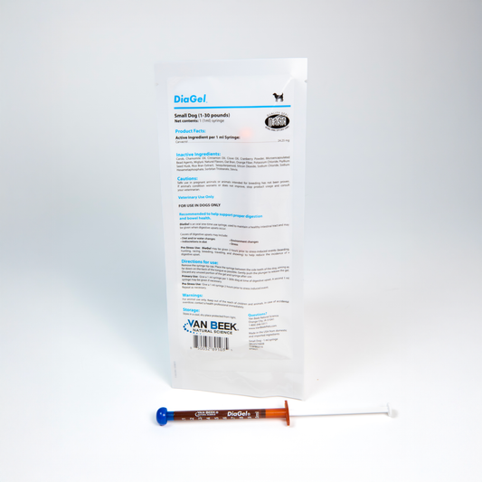 DiaGel for Small Dogs 1-30 lbs. - Orally Administered Gel for Occasional Loose Stools and Digestive Upset