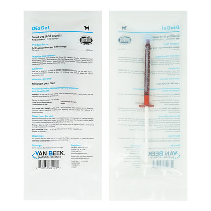 DiaGel for Small Dogs 1-30 lbs. - Orally Administered Gel for Occasional Loose Stools and Digestive Upset