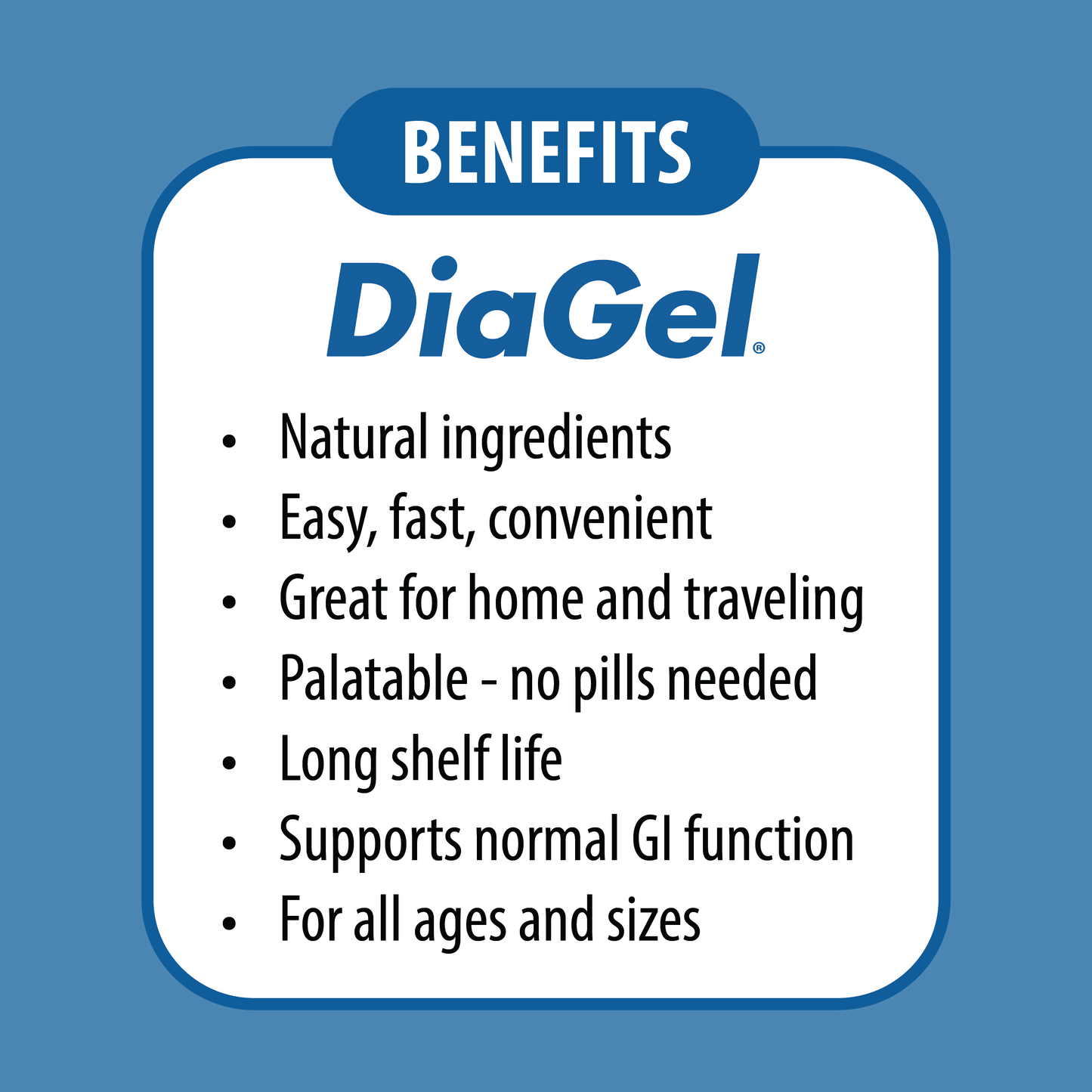 DiaGel for Equine - Orally Administered Gel for Occasional Loose Stools and Digestive Upset