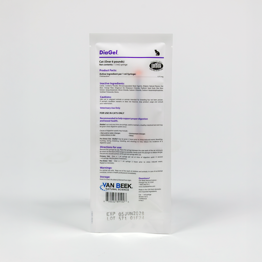 DiaGel for Cats - Orally Administered Gel for Occasional Loose Stools and Digestive Upset