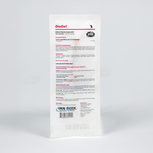 DiaGel for Kittens - Orally Administered Gel for Occasional Loose Stools and Digestive Upset